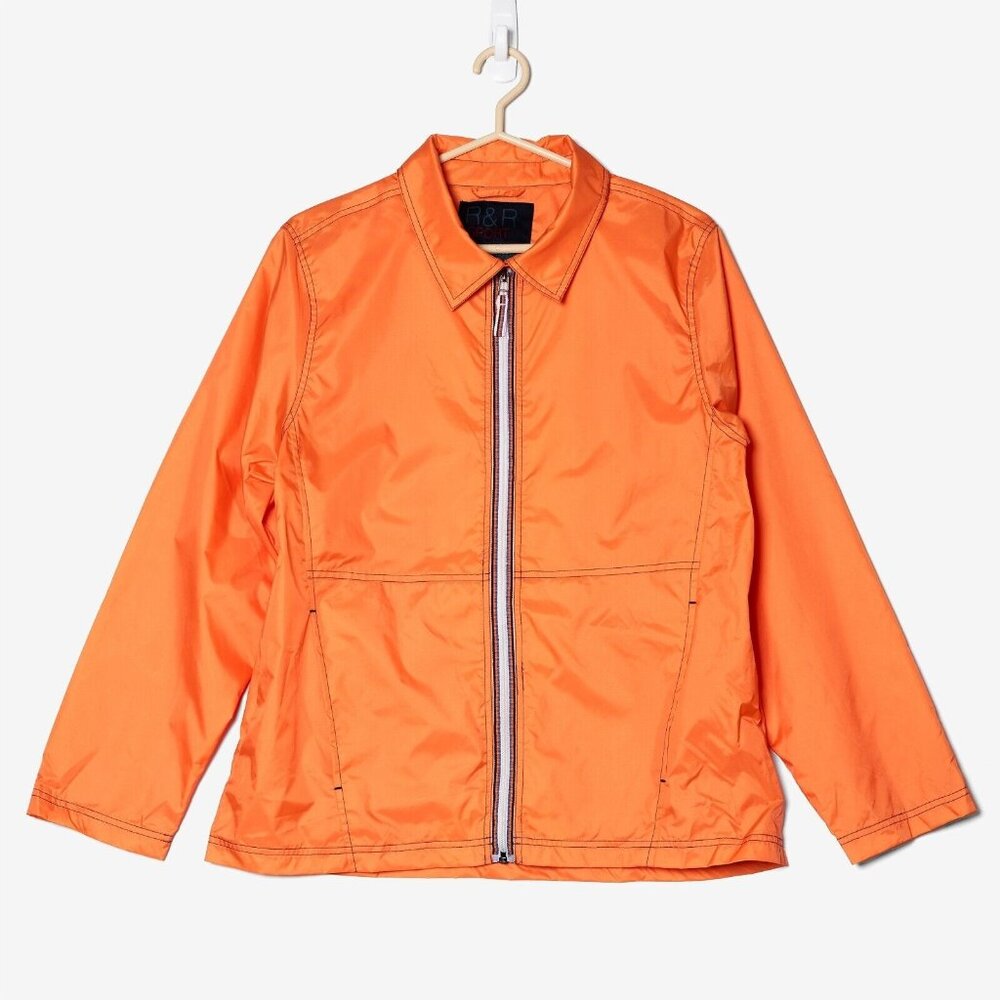 Vintage 90s R&R Size M Windbreaker Jacket Lightweight Shell